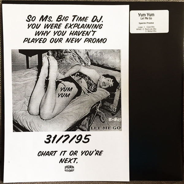 Yum Yum : Let Me Go (12", Promo, W/Lbl, Ora)