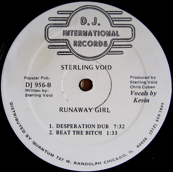 Sterling Void : Runaway Girl (12")