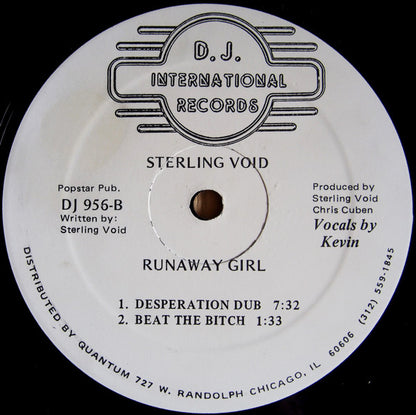 Sterling Void : Runaway Girl (12")