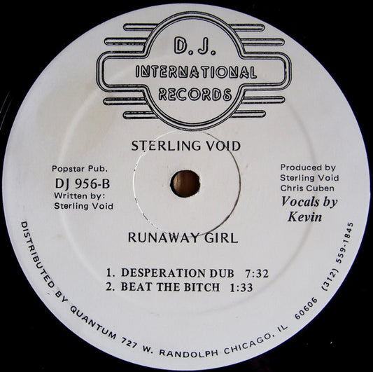 Sterling Void : Runaway Girl (12")