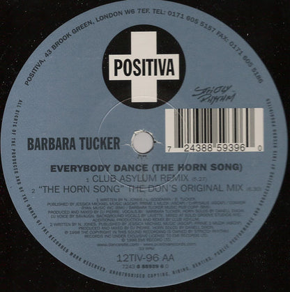 Barbara Tucker : Everybody Dance (The Horn Song) (12")