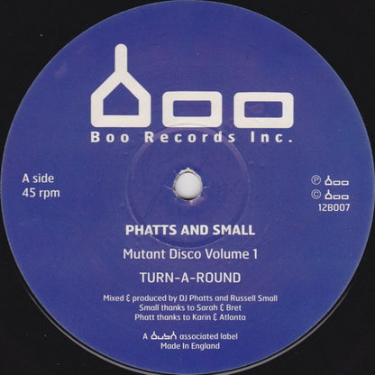 Phatts And Small* : Mutant Disco Volume 1 (12")