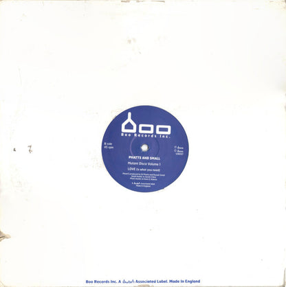 Phatts And Small* : Mutant Disco Volume 1 (12")
