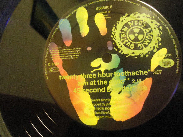 Ned's Atomic Dustbin : Happy (12", Single)