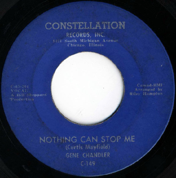 Gene Chandler : Nothing Can Stop Me / The Big Lie (7", Single)