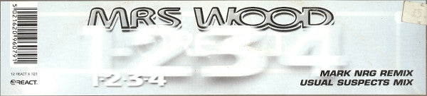 Mrs. Wood : 1-2-3-4 (Remixes) (12")