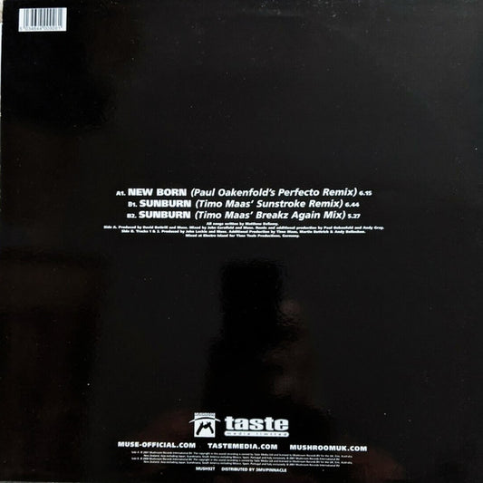 Muse : New Born (Paul Oakenfold's Perfecto Remix) (12")