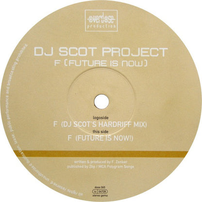 DJ Scot Project : F (Future Is Now!) (12")