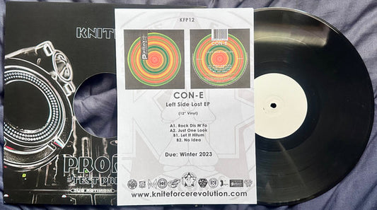 Con-E* : Left Side Lost EP (12", TP, W/Lbl)