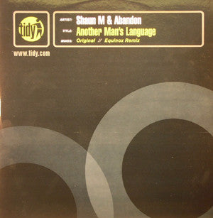 Shaun M & Abandon : Another Man's Language (12")
