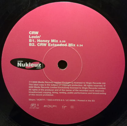 CRW : Lovin' (12", Single)
