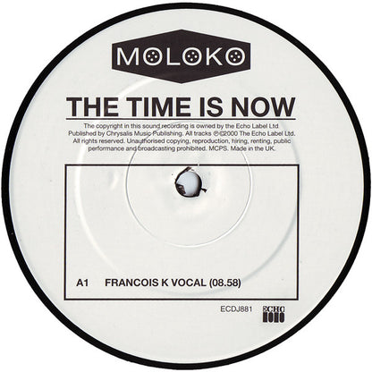 Moloko : The Time Is Now (2x12", Promo)