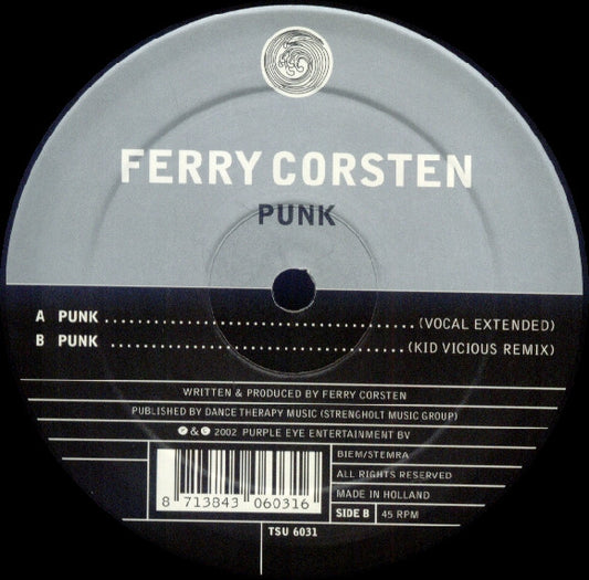 Ferry Corsten : Punk (12")
