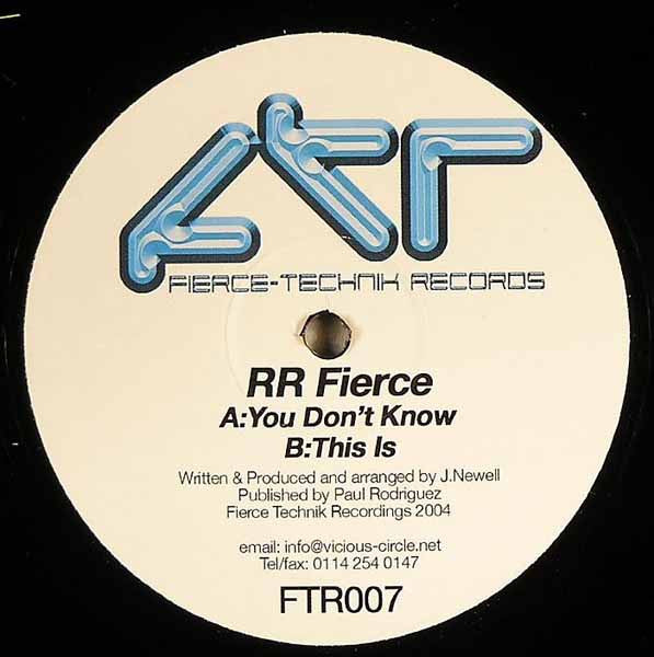 RR Fierce : You Don't Know / This Is (12")
