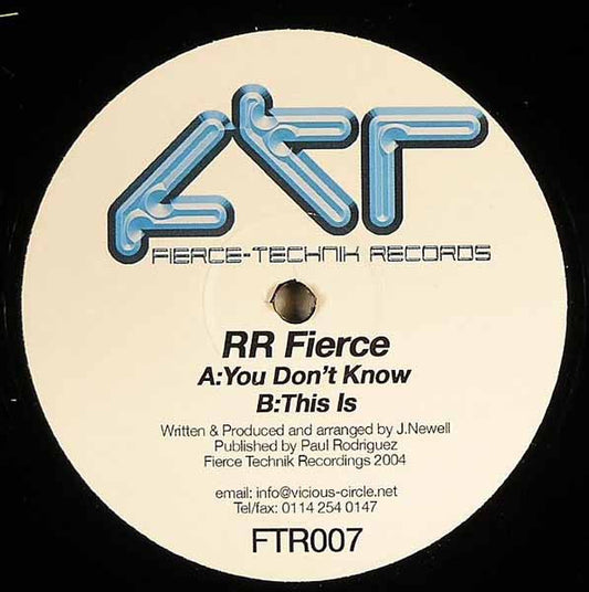 RR Fierce : You Don't Know / This Is (12")