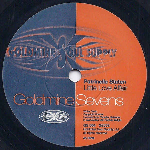 Patrinell Staten / The Debonaires (3) : Little Love Affair / Loving You Takes All Of My Time (7")