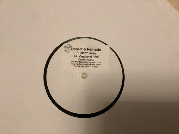 DJ Impact & Nemesis (4) : Blown Away (12", W/Lbl, Sti)