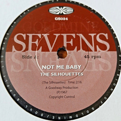 The Silhouettes / James Bounty : Not Me Baby / Prove Yourself A Lady (7", RE)