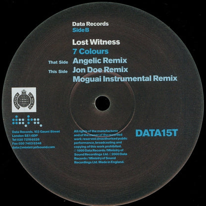 Lost Witness : 7 Colours (12")