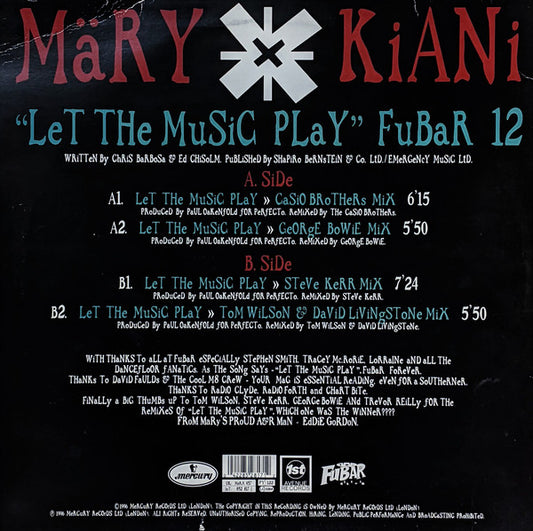 Mary Kiani : Let The Music Play (12")