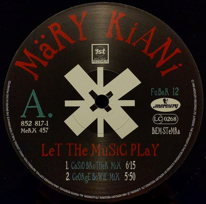 Mary Kiani : Let The Music Play (12")
