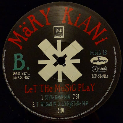 Mary Kiani : Let The Music Play (12")