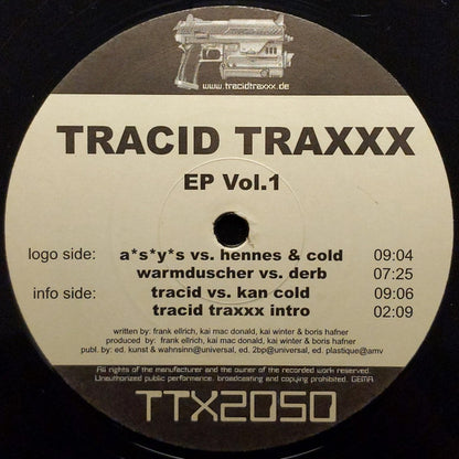 Various : Tracid Traxxx - EP Vol.1 (12", EP)