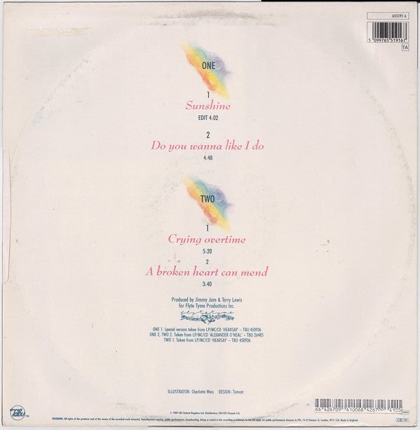 Alexander O'Neal : Sunshine And Rain E.P. (12", EP)