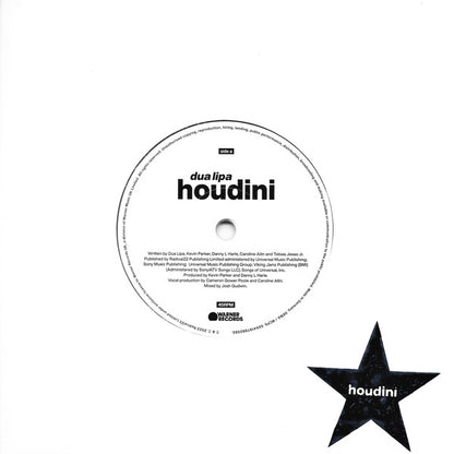 Dua Lipa : Houdini (7", Single, Ltd, Cle)