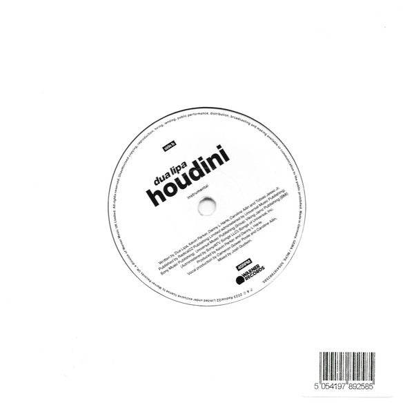 Dua Lipa : Houdini (7", Single, Ltd, Cle)