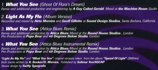 Flora Purim : What You See (12")