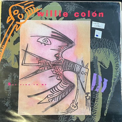 Willie Colón : Set Fire To Me (12", Whi)