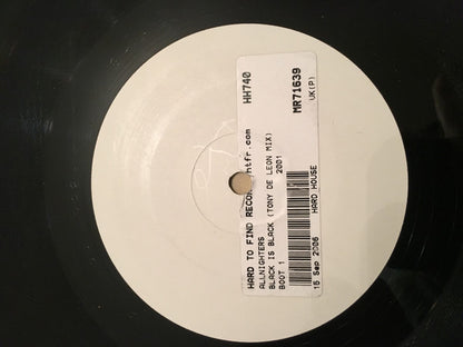 Allnighters / Dyewitness : Black Is Black / Observing The Earth (Remixes) (12", Unofficial)