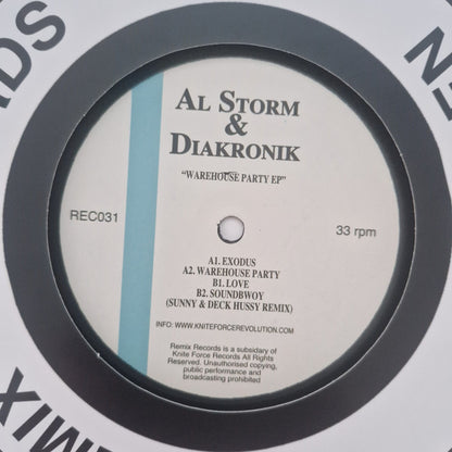 Al Storm & Diakronik : Warehouse Party EP (12", EP)