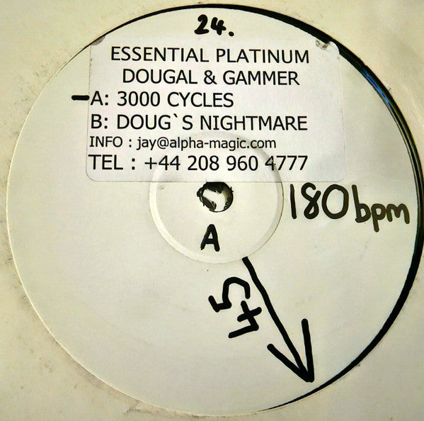 Dougal & Gammer : 3000 Cycles / Doug's Nightmare (12", Promo, W/Lbl, Sti)