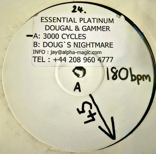 Dougal & Gammer : 3000 Cycles / Doug's Nightmare (12", Promo, W/Lbl, Sti)
