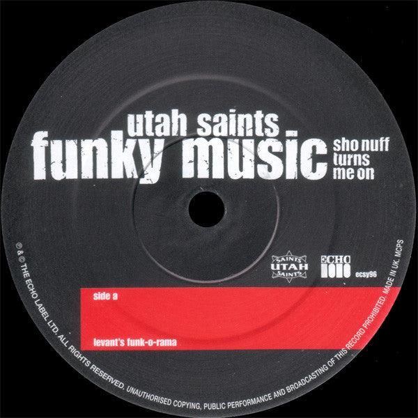 Utah Saints : Funky Music (12")