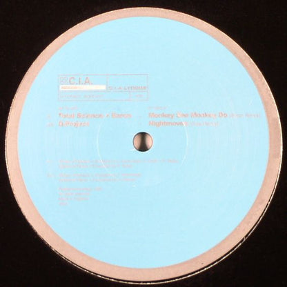 Total Science & Baron / Q Project : Monkey See Monkey Do (Baron Remix) / Nightmoves (Clips Remix) (12", Ltd)