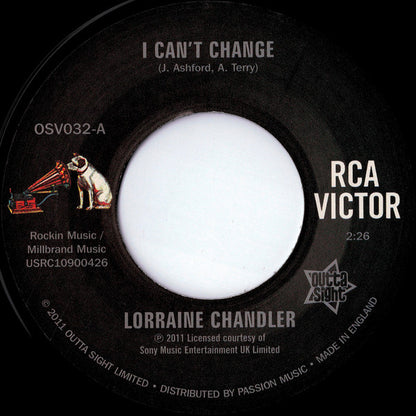 Lorraine Chandler : I Can't Change / You Only Live Twice (7", Single)