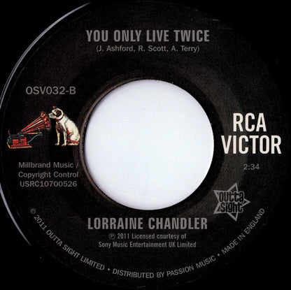Lorraine Chandler : I Can't Change / You Only Live Twice (7", Single)