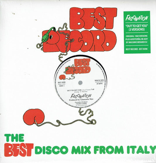 Fascination (2) : Out To Get You (12", Ltd, RE)