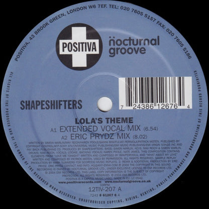 Shapeshifters : Lola's Theme (12")