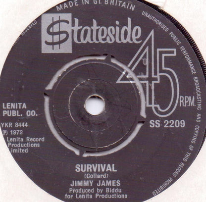 Jimmy James (2) : A Man Like Me / Survival (7", Single)