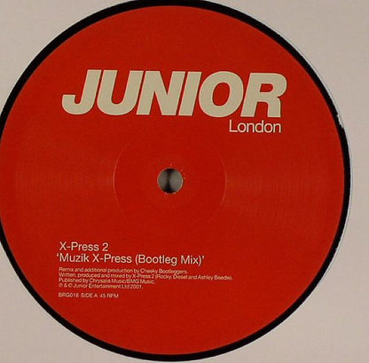 X-Press 2 : Muzik X-Press (12")