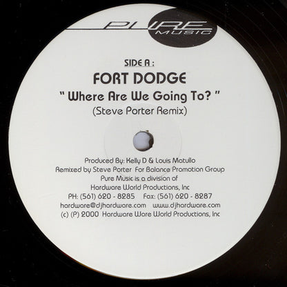 Fort Dodge : Where Are We Going To (12", Single, 2/2)