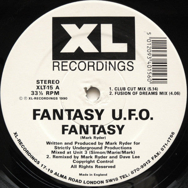 Fantasy U•F•O* : Fantasy (Includes Original & Remix Versions) (12")