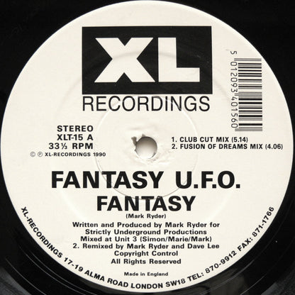 Fantasy U•F•O* : Fantasy (Includes Original & Remix Versions) (12")