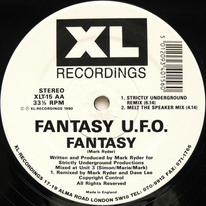 Fantasy U•F•O* : Fantasy (Includes Original & Remix Versions) (12")