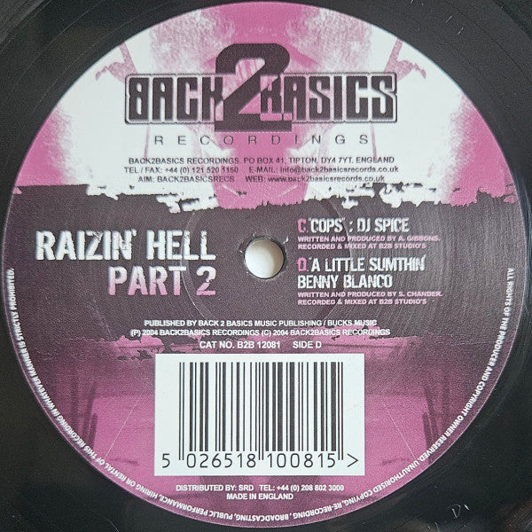 Various : Raizin' Hell Part 2 EP (2x12", EP)