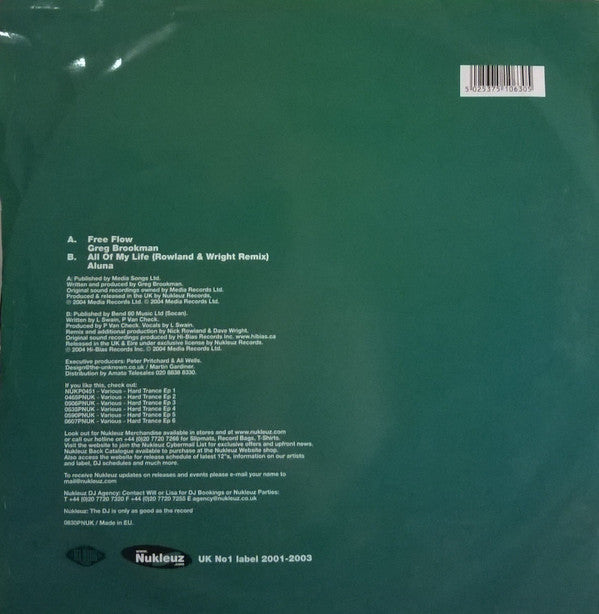 Greg Brookman / Aluna : Hard Trance EP Volume 7 (12", EP)